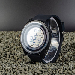 Унісекс водонепроникний спортивний електронний годинник Skmei 2082 BKWT
