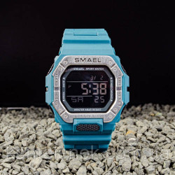 Чоловічий електронний водонепроникний спортивний годинник Smael 8059 AB