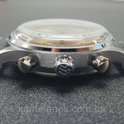Чоловічий механічний наручний годинник  з автопідзаводом Forsining 6921 Silver-Latte